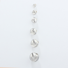 925 Sterling Silver Cat'S Eye Spacer Bead