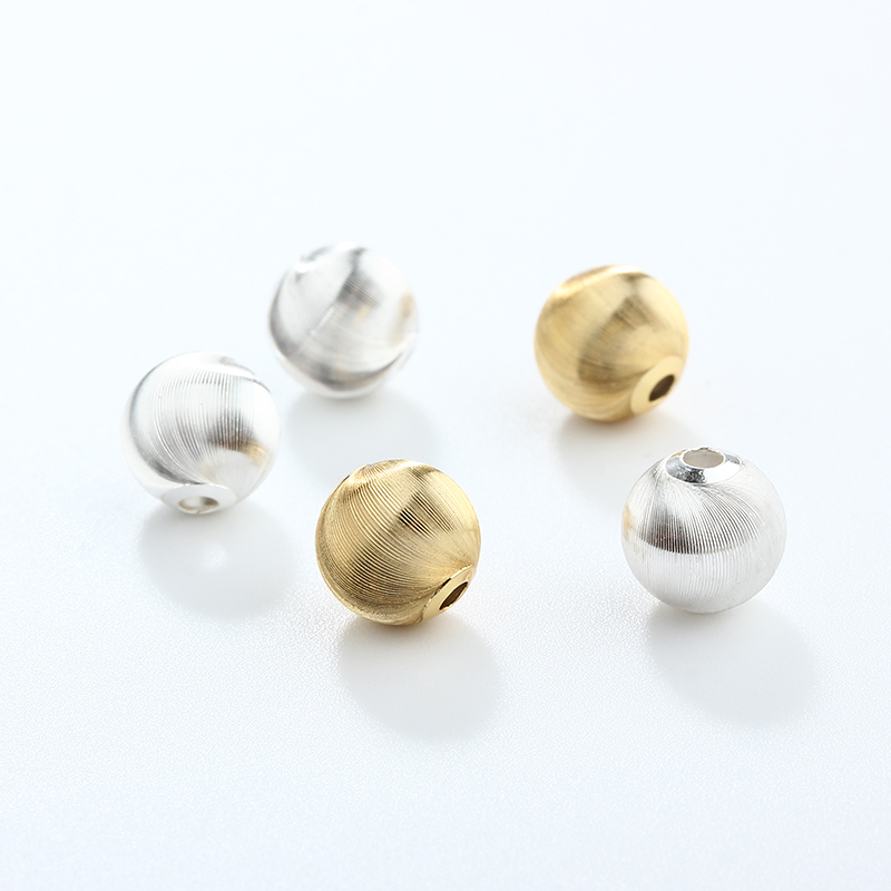 925 Sterling Silver Cat'S Eye Spacer Bead