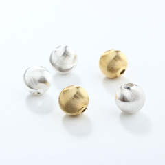 925 Sterling Silver Cat'S Eye Spacer Bead