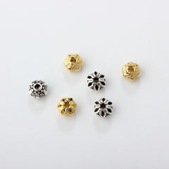 Renfook 925 Sterling Silver Lantern Spacer Beads