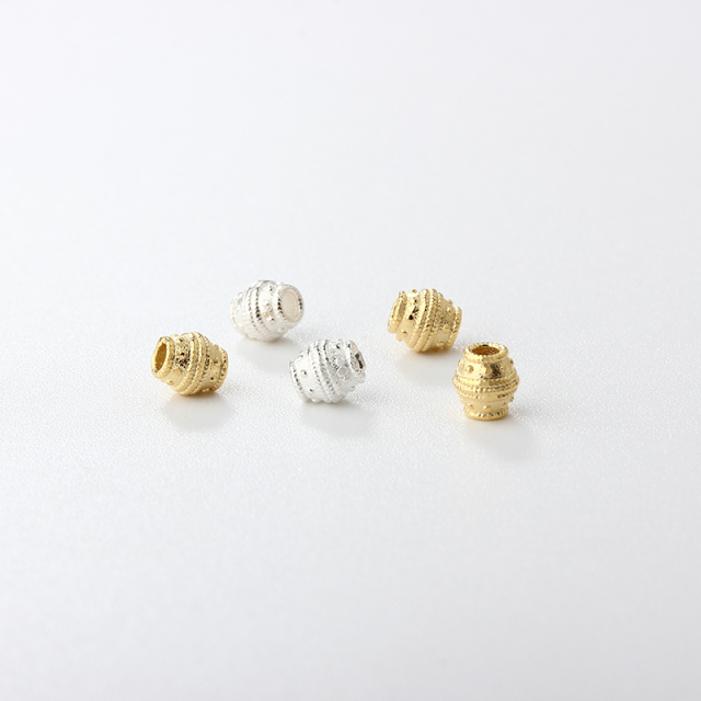925 Silver Barrel Beads: Essential For Diy Beading