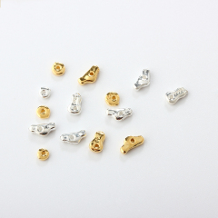 925 Sterling Silver Diy Irregular Spacer Bead