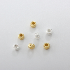 925 Silver Geometric Cube Beads - Jewelry Spacers For Diy Crafting