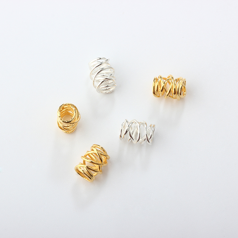 925 Silver Spiral Spacers - Elevate Your Jewelry Designs