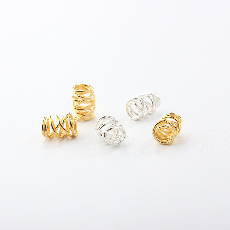 925 Silver Spiral Spacers - Elevate Your Jewelry Designs