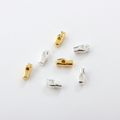 925 Sterling Silver Diy Perforated Long Bead