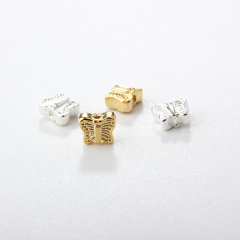925 Sterling Silver Diy Butterfly Spacer Bead