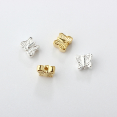 925 Sterling Silver Diy Butterfly Spacer Bead