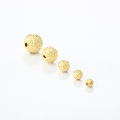 925 Sterling Silver Diy Crushed Ice Spacer Bead