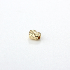 925 Sterling Silver Hammered Heart Bead