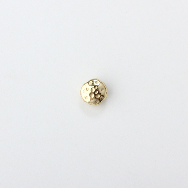 925 Sterling Silver Hammered Round Bead