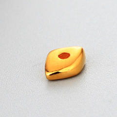 925 Sterling Silver Diamond Shaped Diy Beads