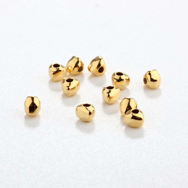 925 Sterling Silver Hollow Triangular Beads? For Diy Jewelry Making?