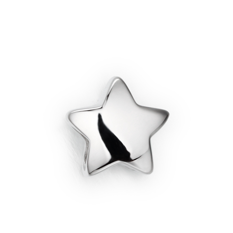 925 Sterling Silver Star Charm Beads Wholesale