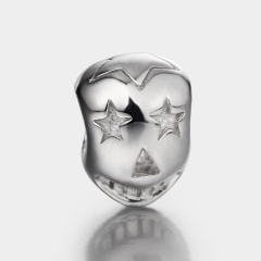 925 Sterling Silver Thin Ring Charm Beads Wholesale