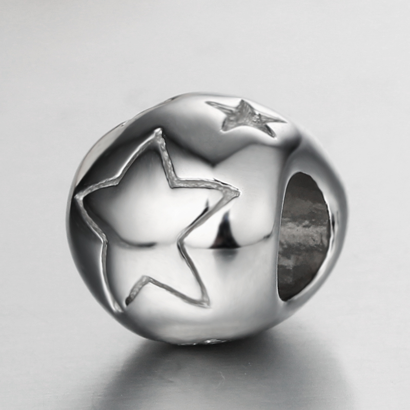 925 Sterling Silver Thin Ring Charm Beads Wholesale