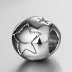 925 Sterling Silver Thin Ring Charm Beads Wholesale