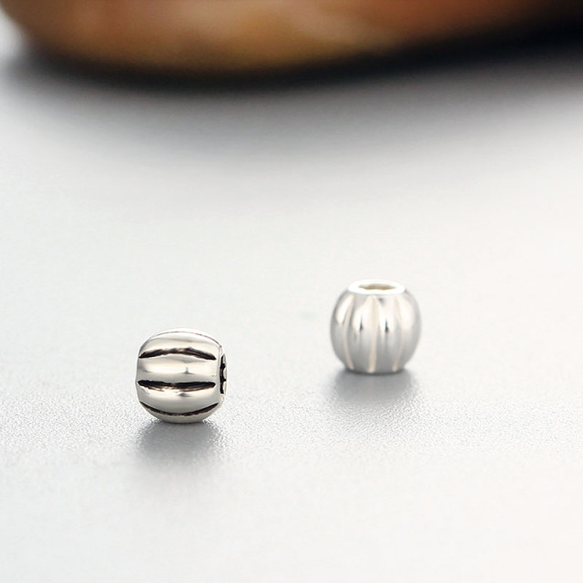 925 Sterling Silver Diy Art Charm Beads Wholesale