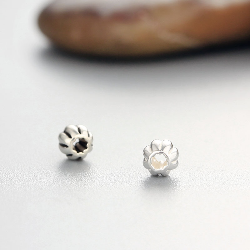 925 Sterling Silver Diy Art Charm Beads Wholesale