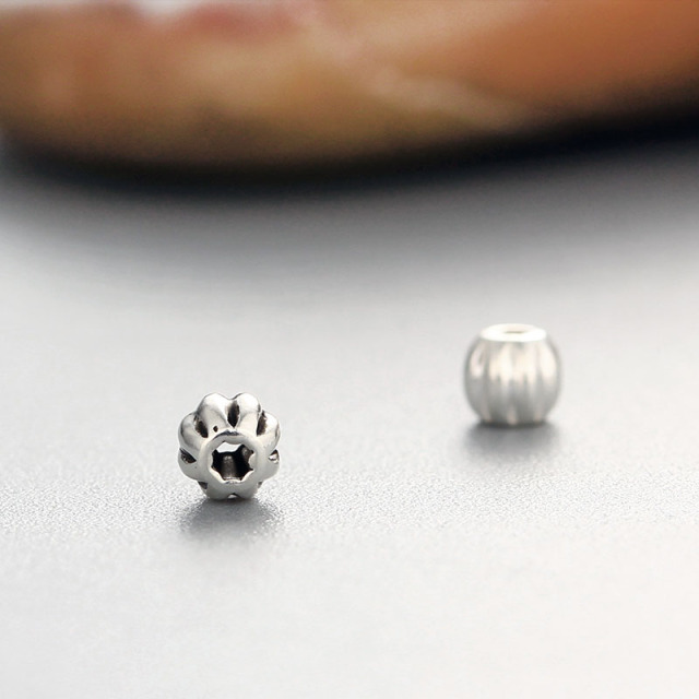 925 Sterling Silver Charm Beads For Diy