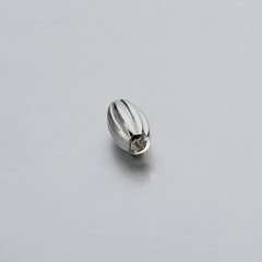925 Sterling Silver Bigger Oval Bead