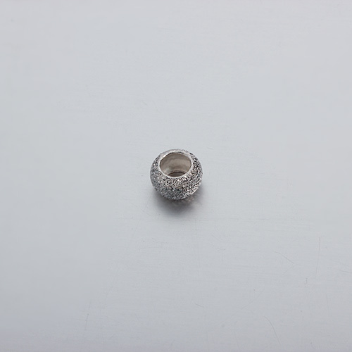 925 Sterling Silver Stardust Flat Bead