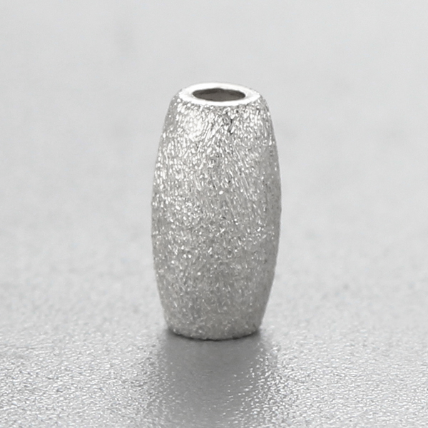 925 Sterling Silver 5.9*3.2mm Oval Beads