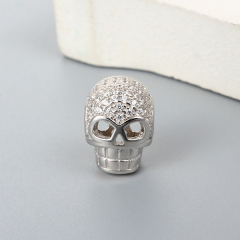 925 Sterling Silver Skull Shape Beads