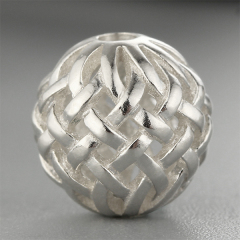 925 Sterling Silver Hollow Filigree Beads