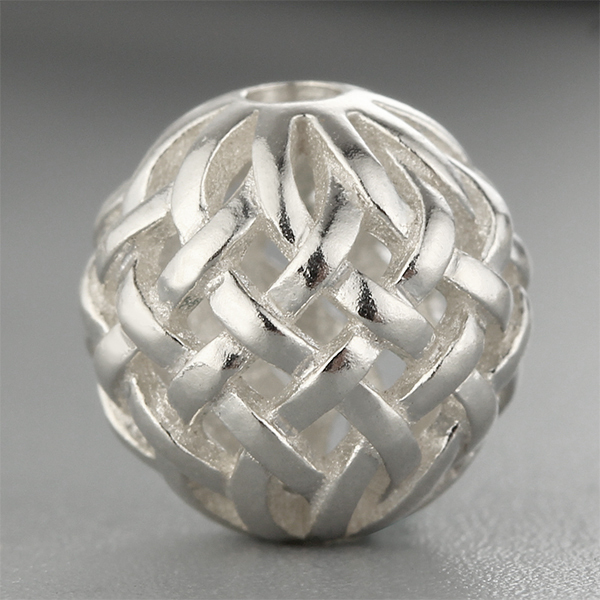 925 Sterling Silver Hollow Filigree Beads