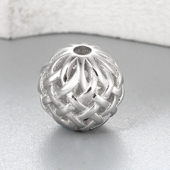 925 Sterling Silver Hollow Filigree Beads