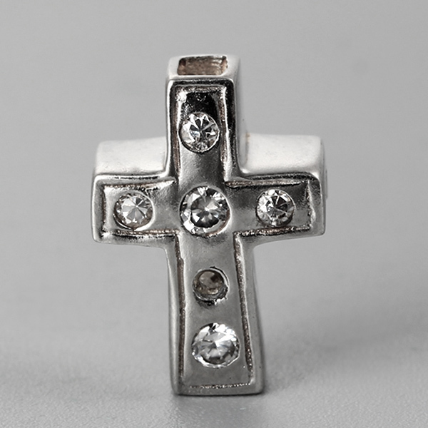 925 Sterling Silver Cross Beads