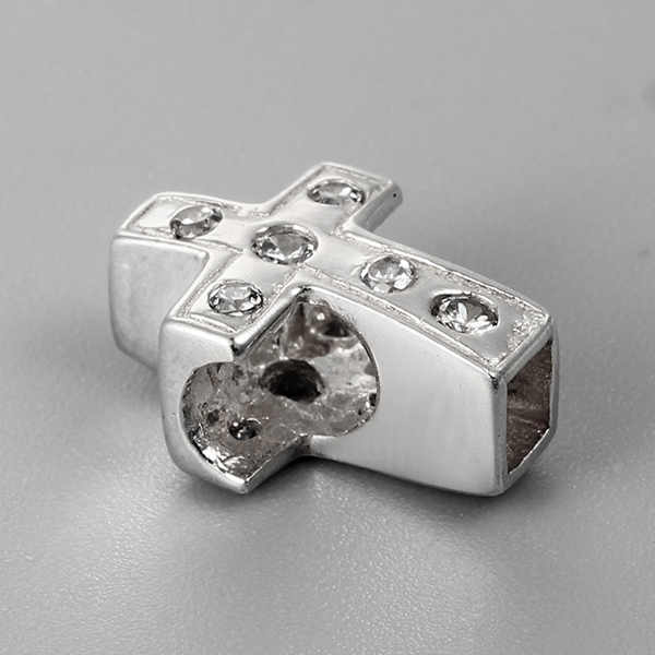 925 Sterling Silver Cross Beads