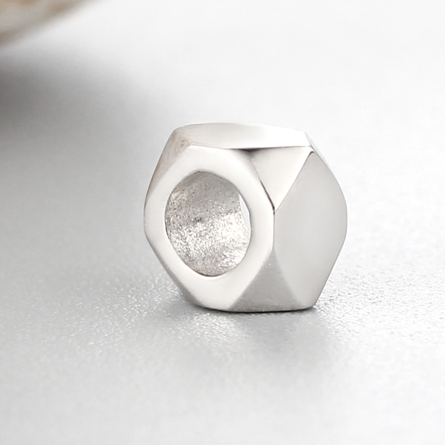 925 Sterling Silver Irregular Figure Beads