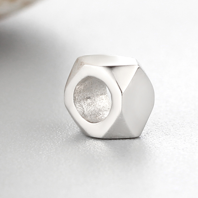925 Sterling Silver Irregular Figure Beads