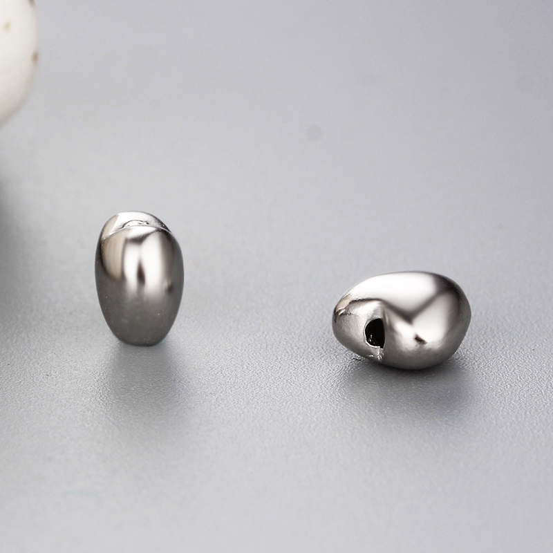 925 Sterling Silver Diy Heart Beads