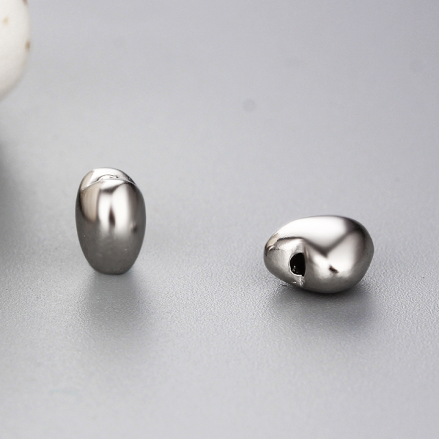 925 Sterling Silver Diy Heart Beads