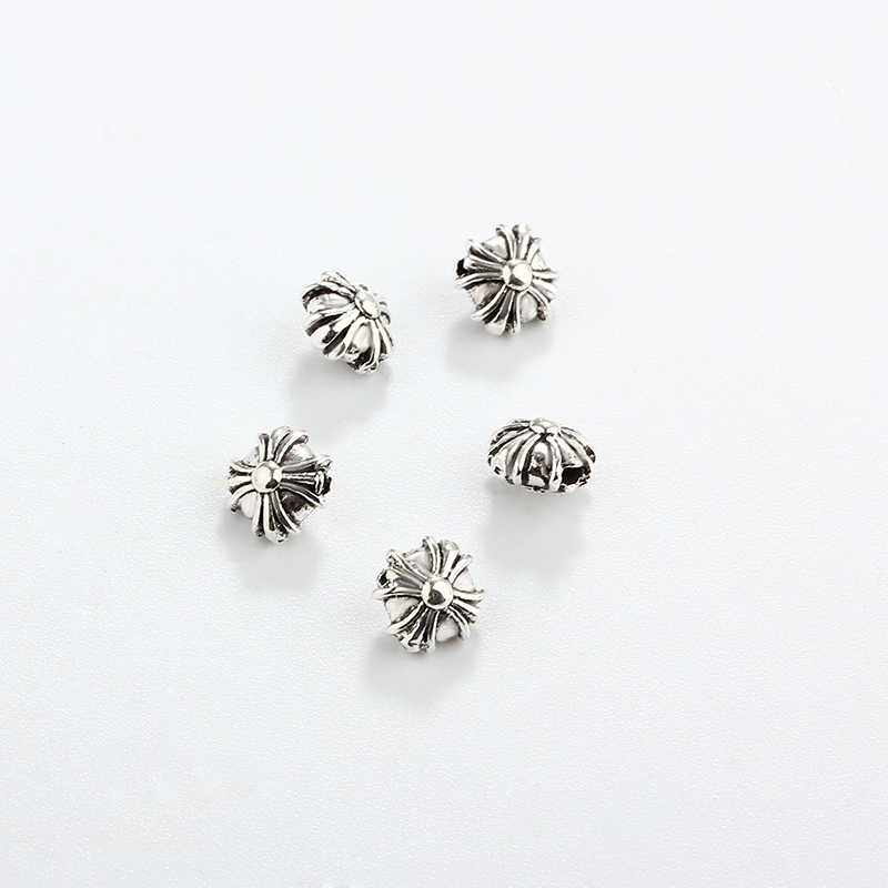 925 Sterling Silver Cross Diy Spacer Bead