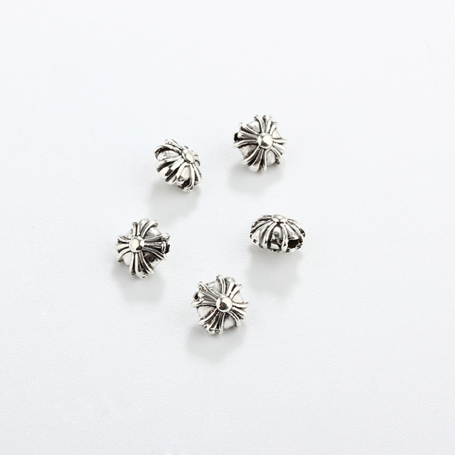 925 Sterling Silver Cross Diy Spacer Bead
