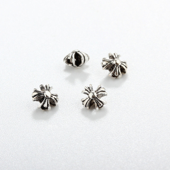 925 Sterling Silver Cross Diy Spacer Bead