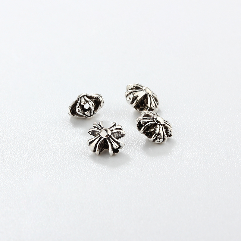 925 Sterling Silver Cross Diy Spacer Bead