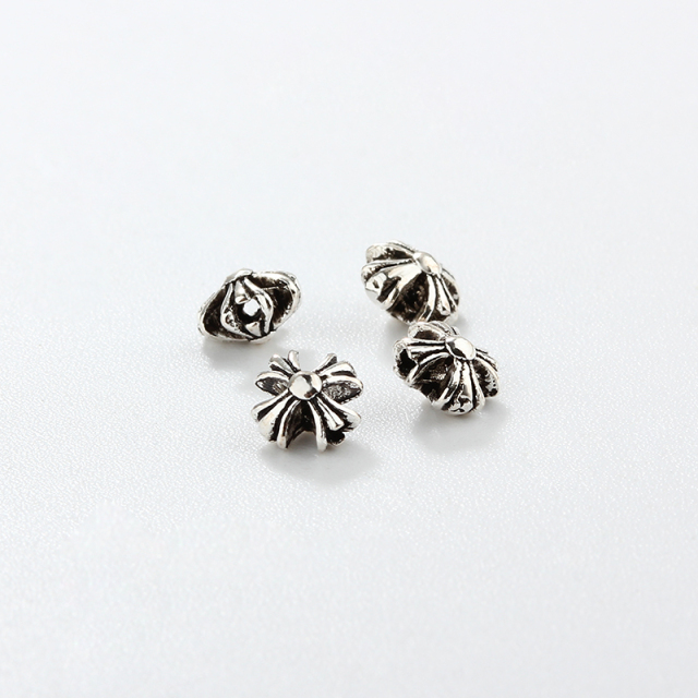 925 Sterling Silver Cross Diy Spacer Bead