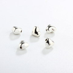 925 Sterling Silver Heart Spacer Bead