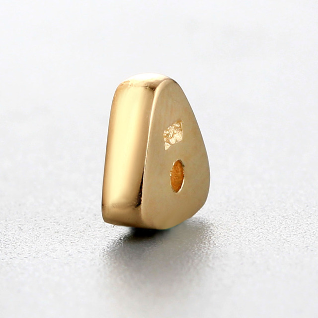 925 Sterling Silver Solid Triangle Spacer Beads