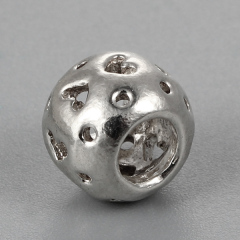 925 Sterling Silver Hollow Beads
