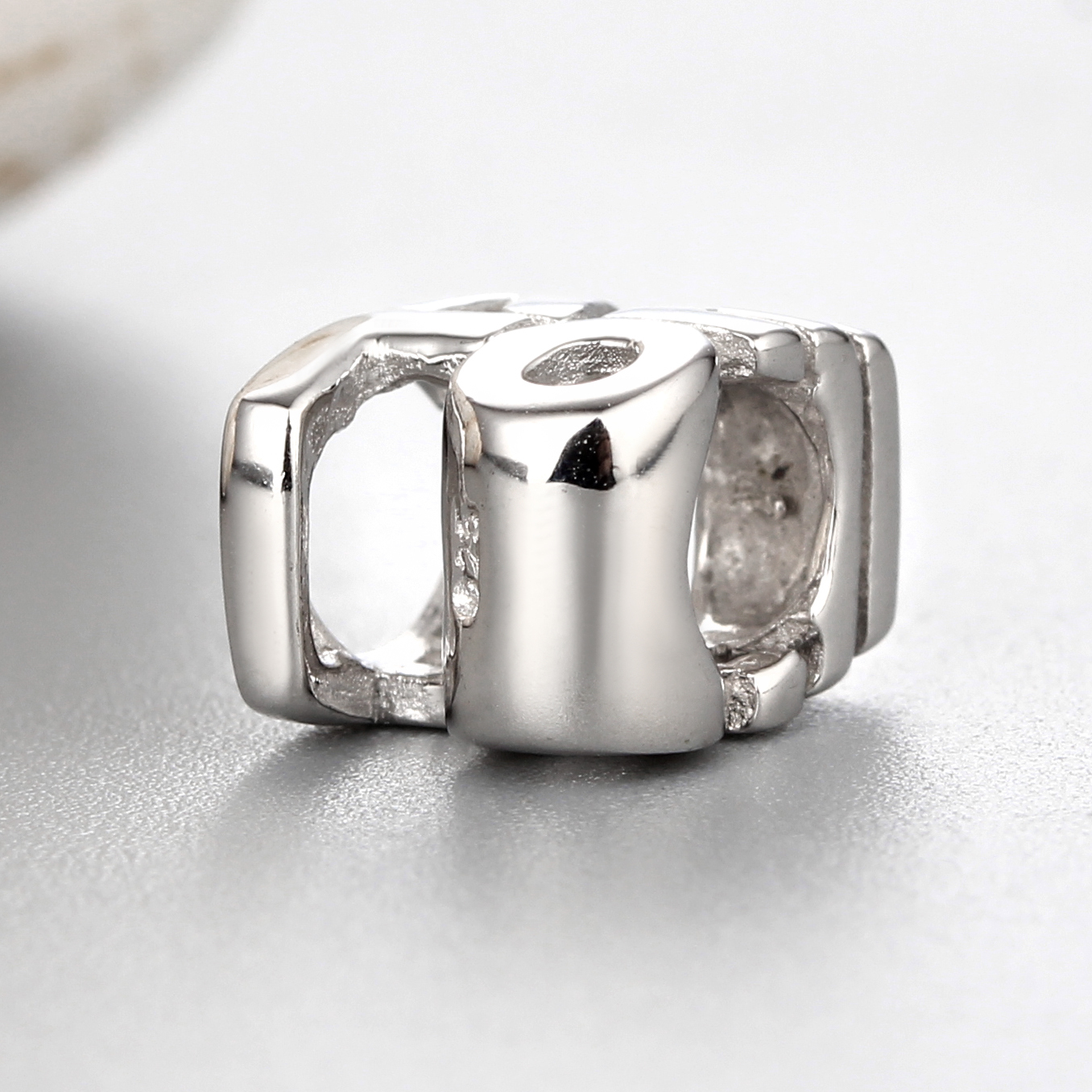 925 Sterling Silver Letters Love Beads