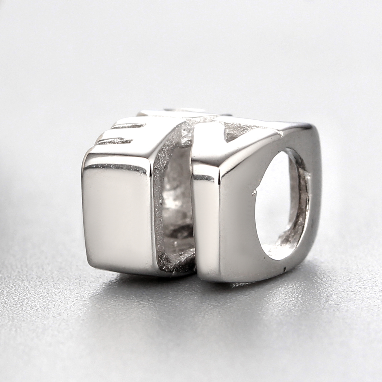 925 Sterling Silver Letters Love Beads