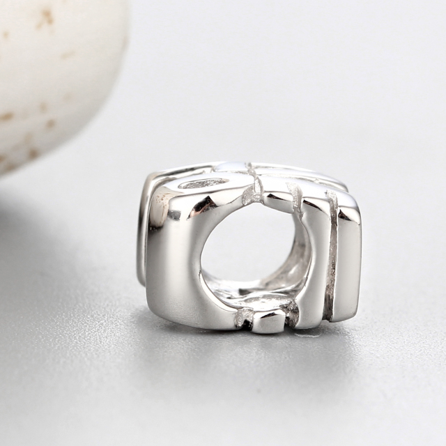 925 Sterling Silver Letters Love Beads