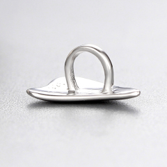 925 Sterling Silver Unique Heart Beads