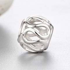925 Sterling Silver Diy Hollow Beads